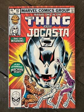 VINTAGE 1982 Marvel "THE THING & JOCASTA" - VF/NM - Marvel Two-In-One
